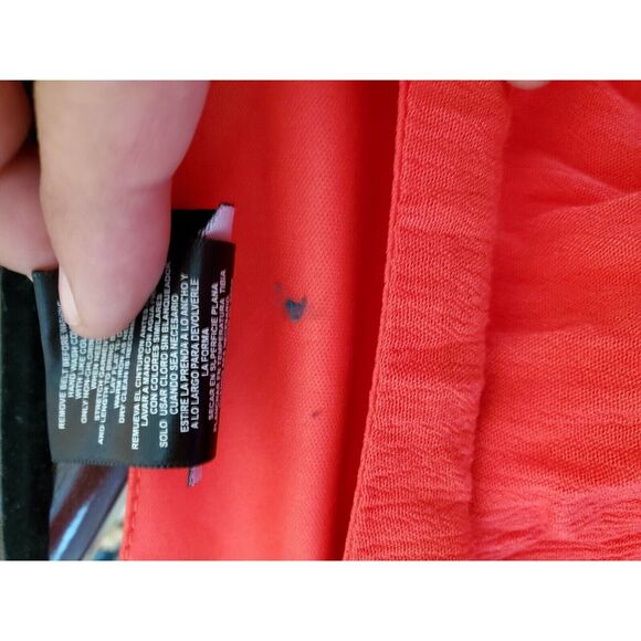 Paper Doll above knee cap sleeve red womans size 14 dress PLUS SIZE CASUAL - Picture 4 of 4